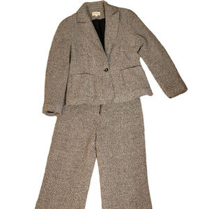 Neiman Marcus Golden Goose Herringbone Blazer and Pants Suit Size 10